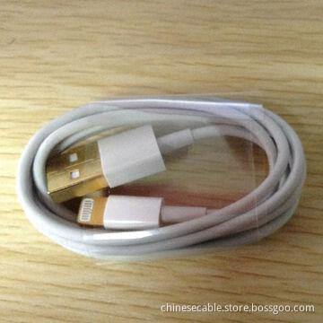 Gold-plated Plug Data Cable for Apple